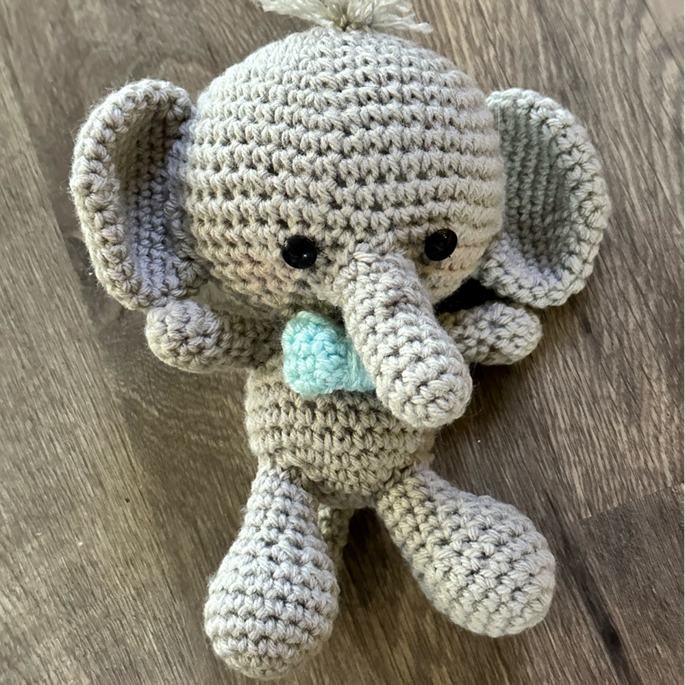 Handmade Crochet Elephant